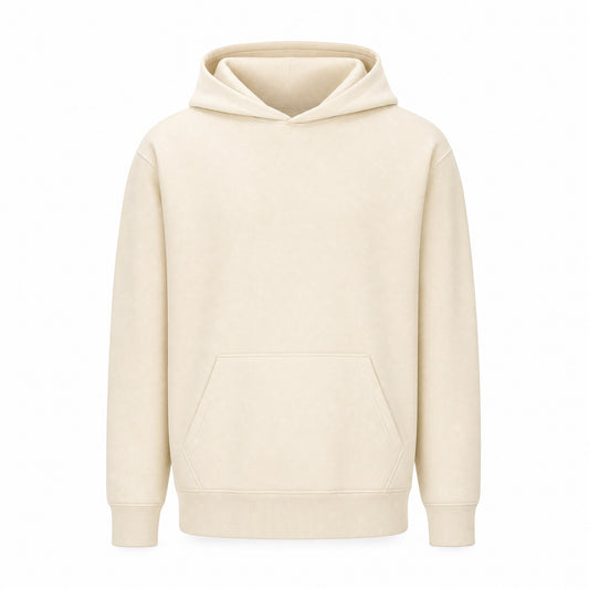 Custom Coastal Color Hoodie Sweater in Vanilla | Merchcraft