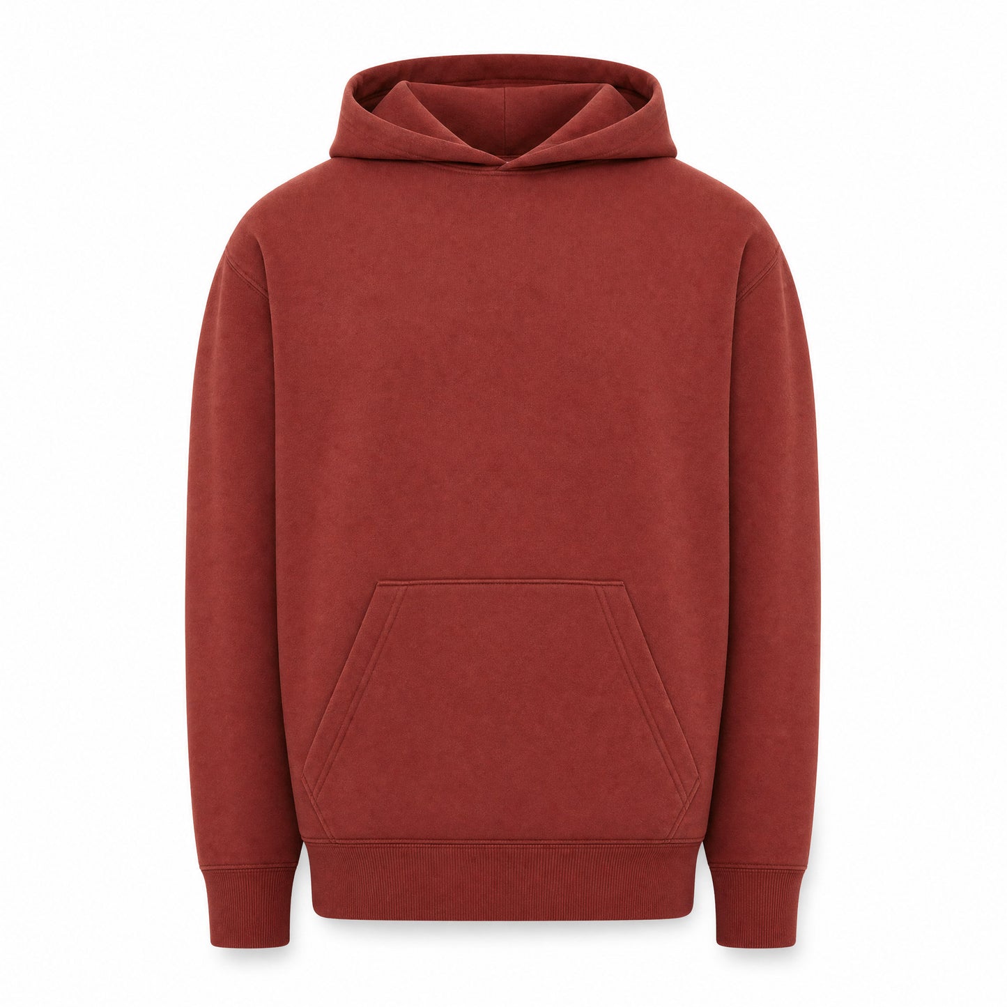 Custom Coastal Color Hoodie Sweater in Adobe Brick | Merchcraft