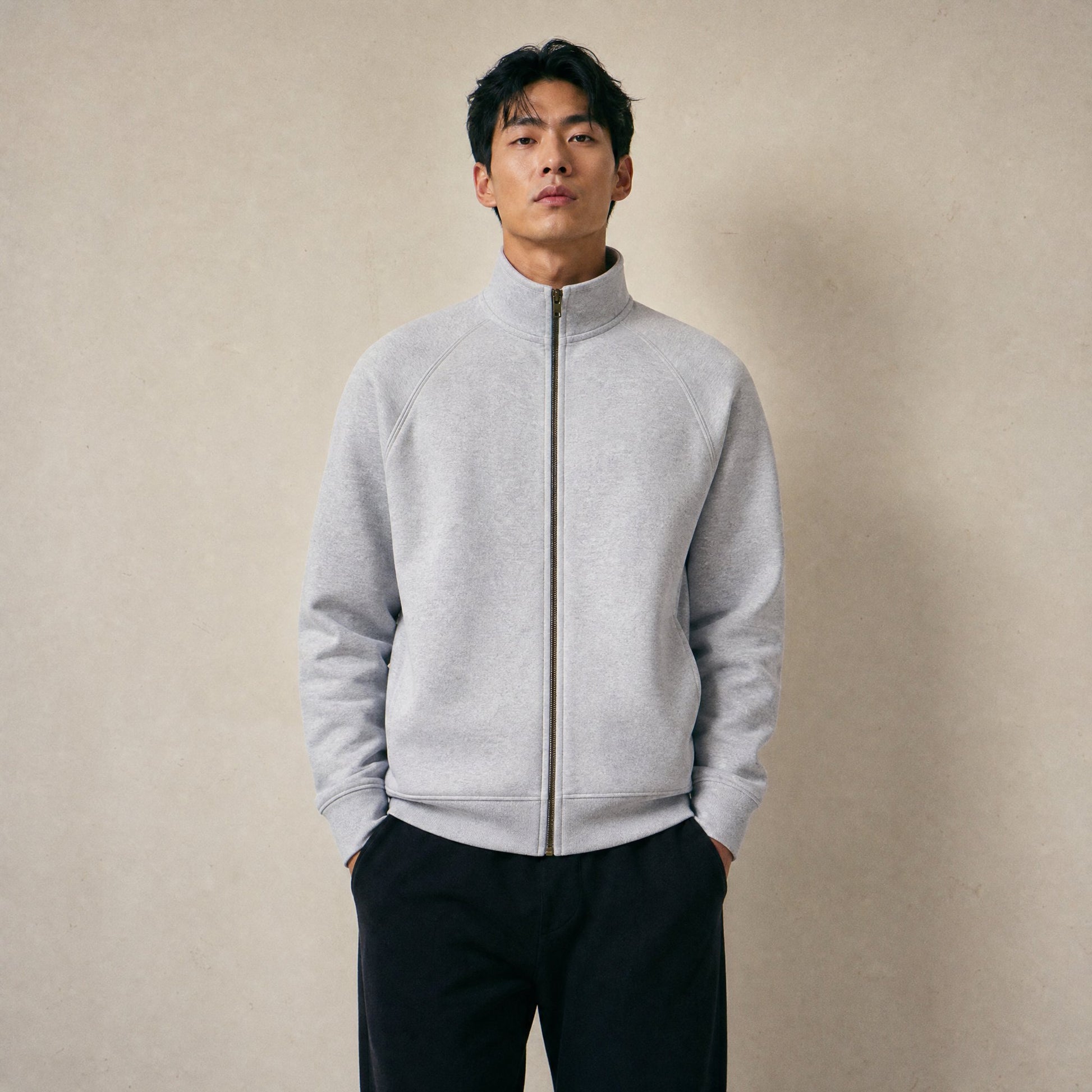 Custom Vintage Fleece Track Jacket – Lifestyle 1 | Merchcraft