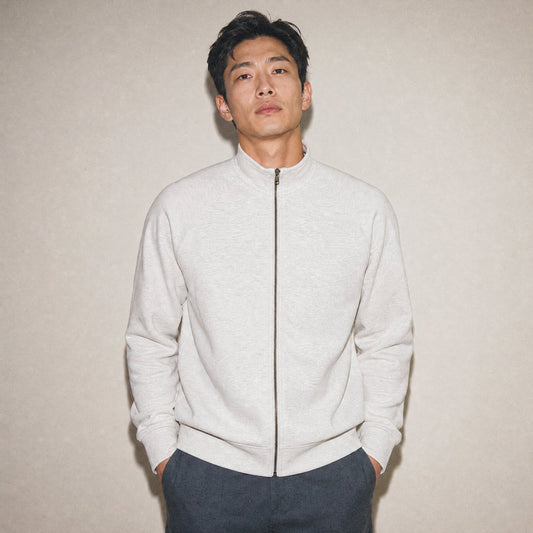 Custom Vintage Fleece Track Jacket – Lifestyle 2 | Merchcraft