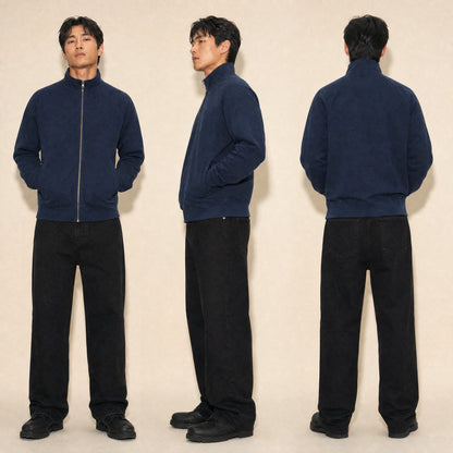 Custom Vintage Fleece Track Jacket – Lifestyle 3 | Merchcraft