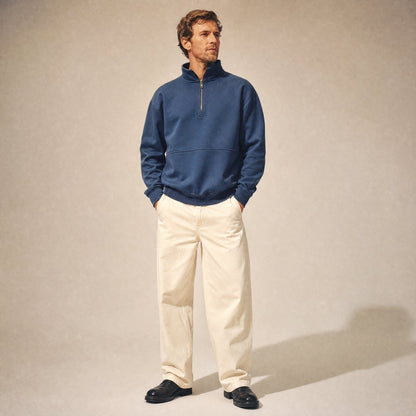 Custom Vintage Fleece Quarter Zip Sweater – Lifestyle 2 | Merchcraft