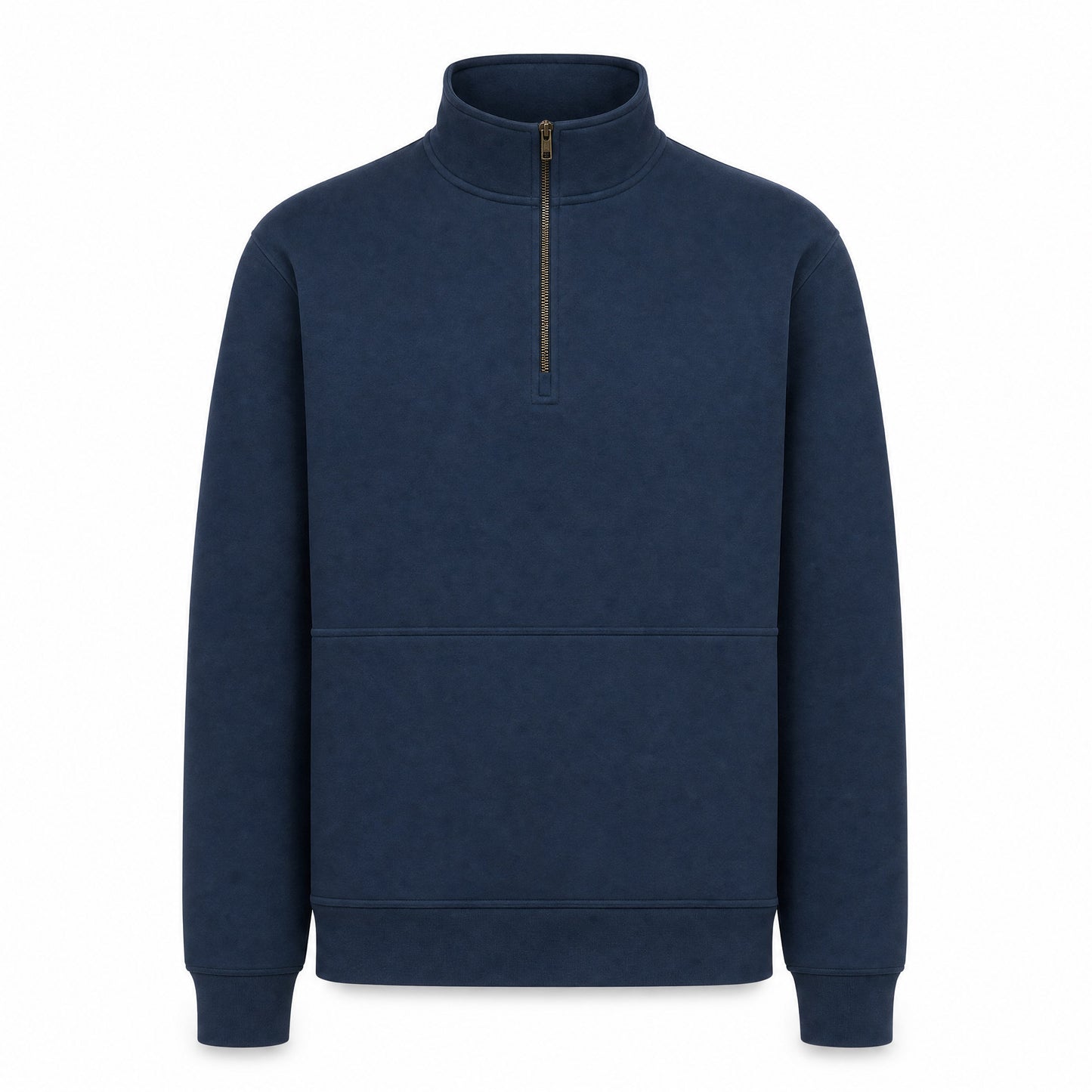 Custom Vintage Fleece Quarter Zip Sweater in Navy | Merchcraft