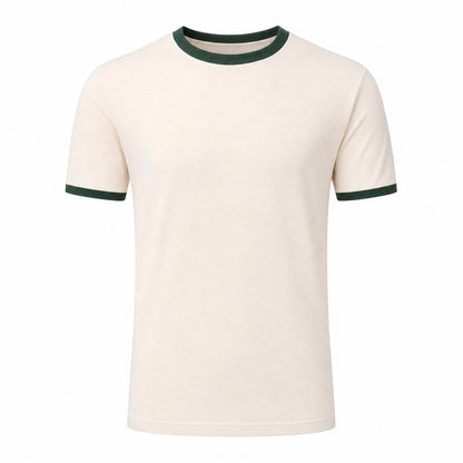 Custom Contrast T-Shirt in Forest Green | Merchcraft