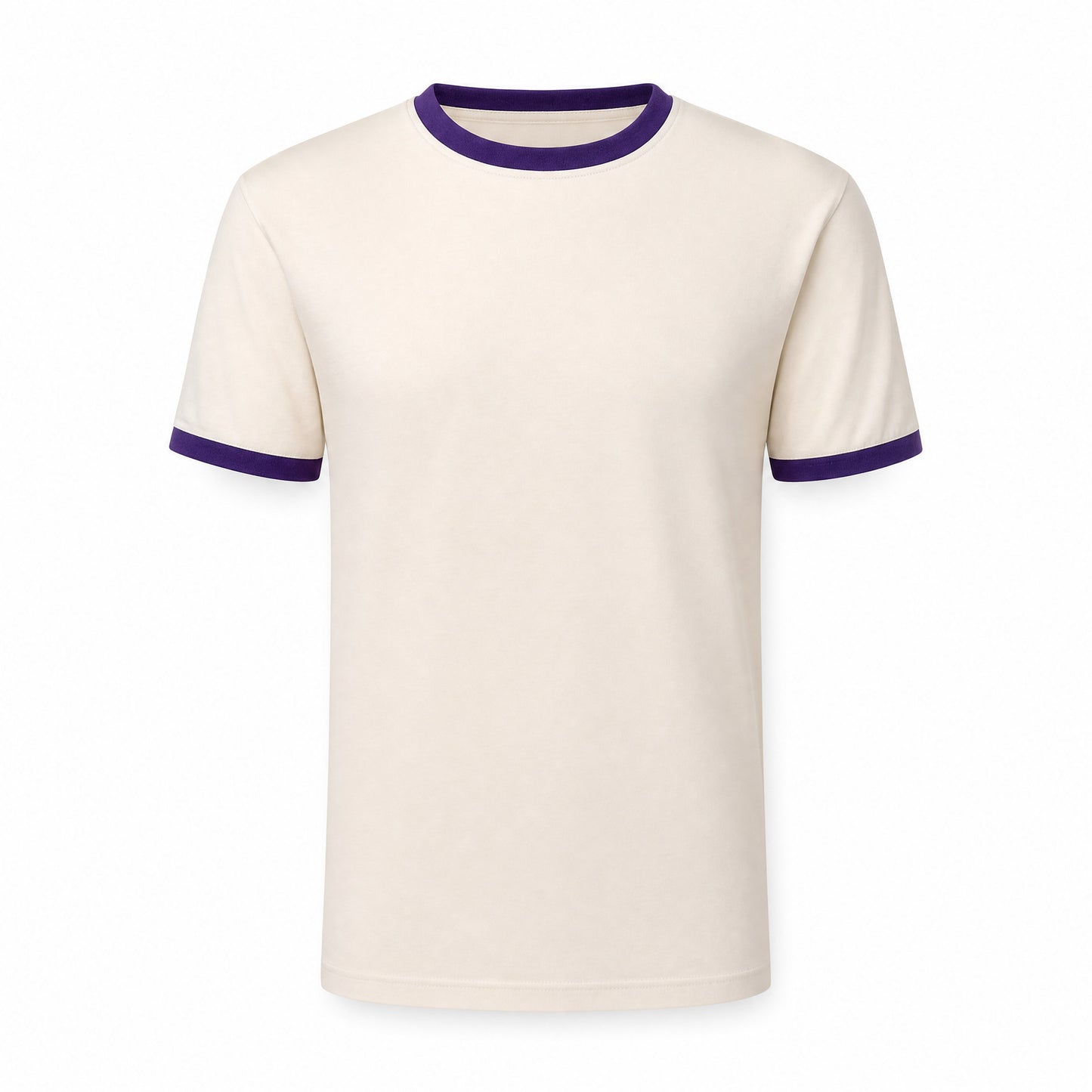 Custom Contrast T-Shirt in Athletic Purple | Merchcraft