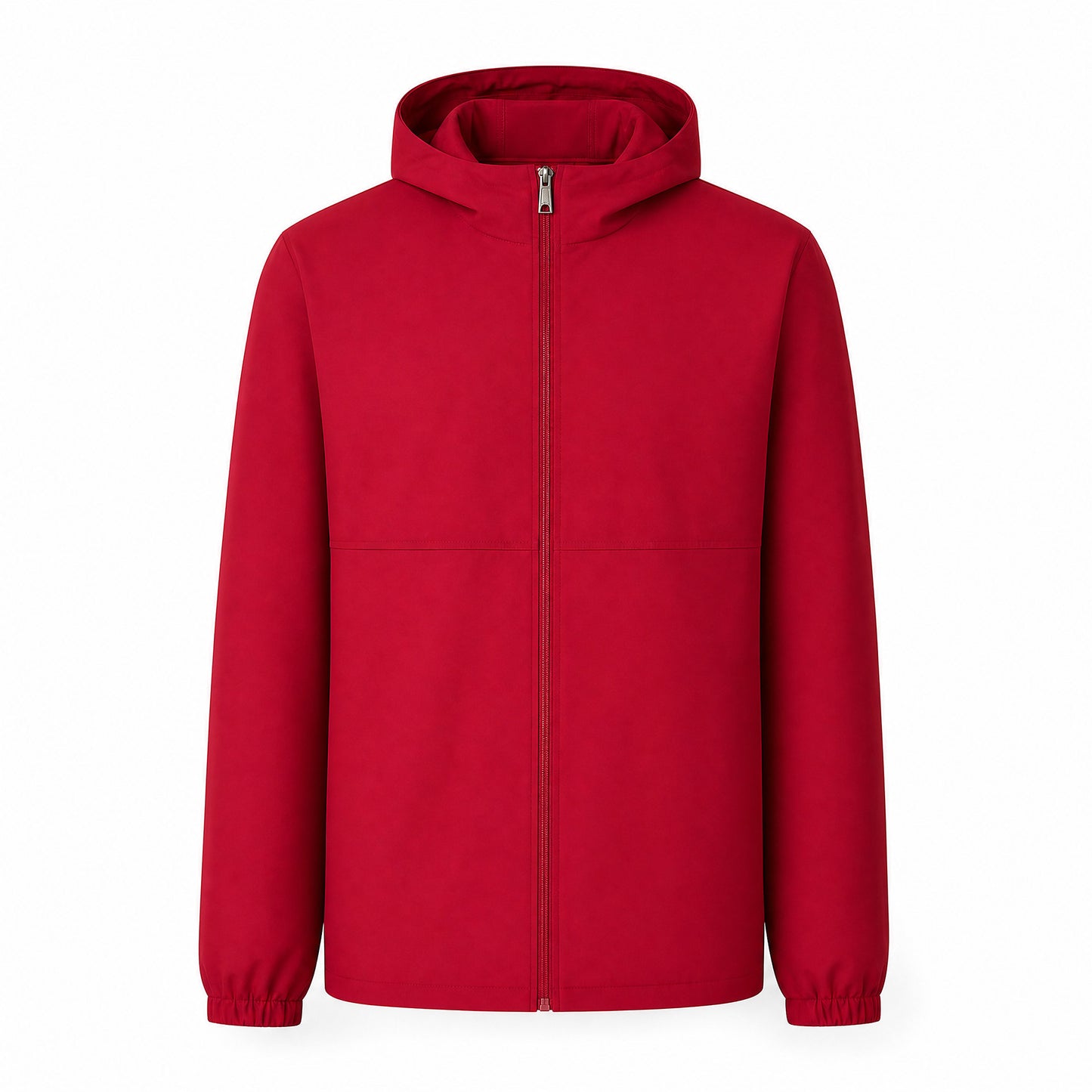 Custom Full Zip Windbreaker Jacket in Crimson | Merchcraft