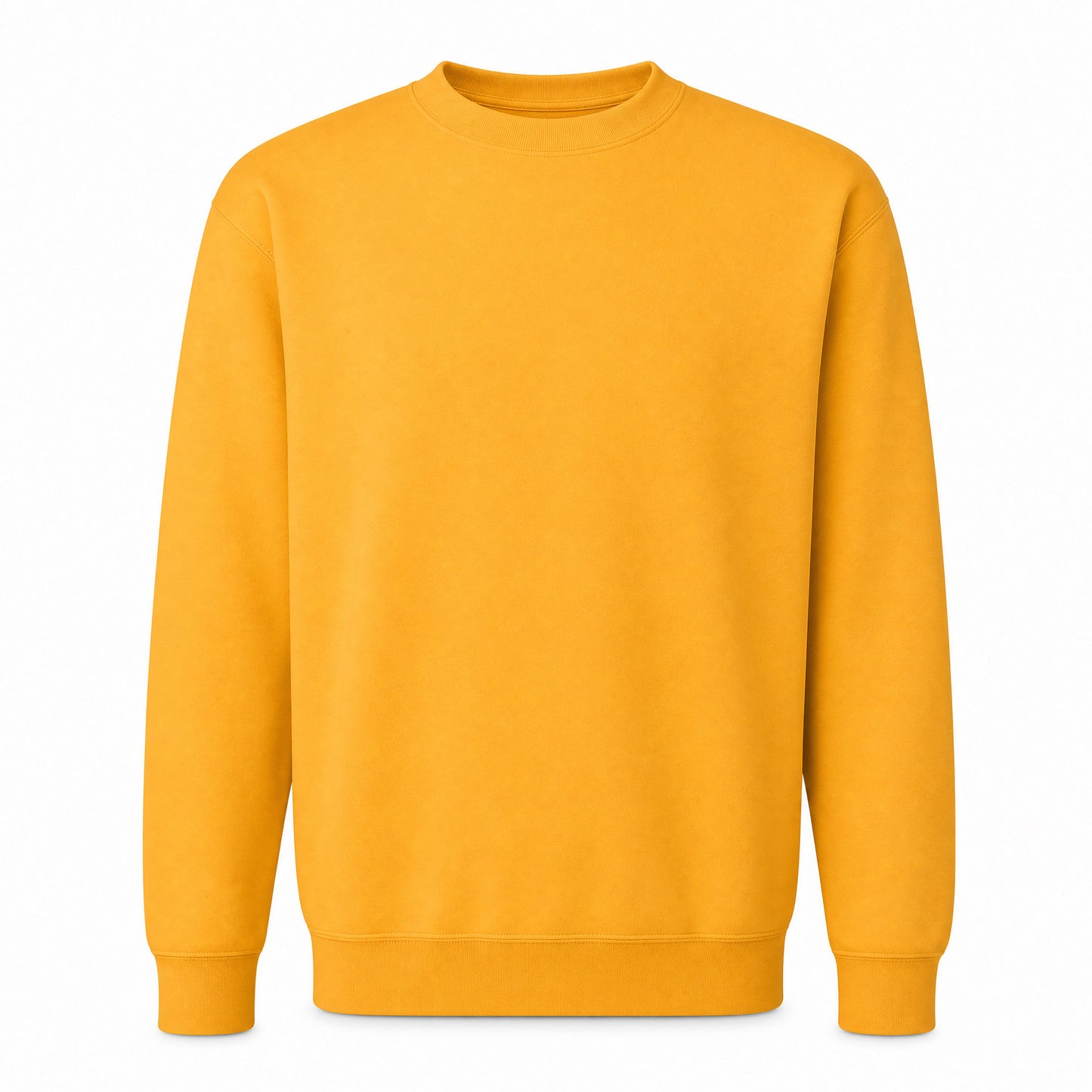 Custom Classic Fleece Crewneck Sweater in Athletic Gold | Merchcraft