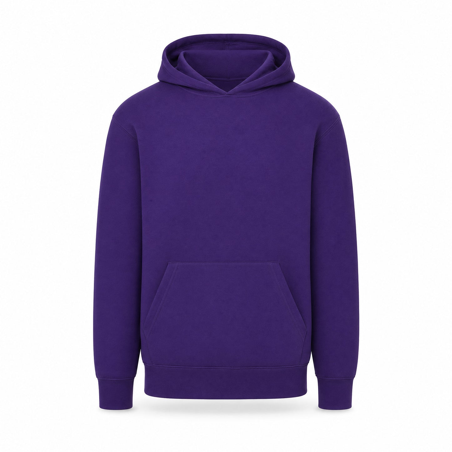 Custom Fleece Hoodie Sweater in Athletic Purple | Merchcraft