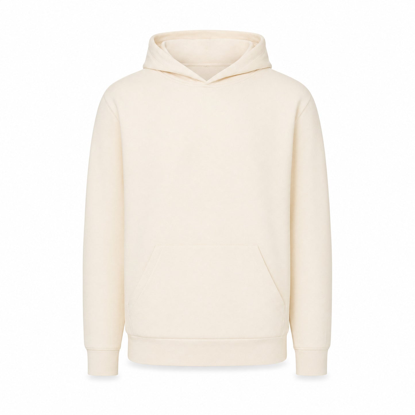 Custom Fleece Hoodie Sweater in Beige | Merchcraft
