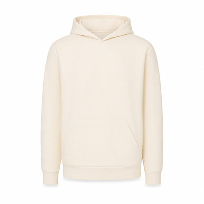 Custom Fleece Hoodie Sweater in Beige | Merchcraft