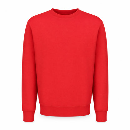 Custom Pro-Weave Crewneck Sweater in Red | Merchcraft