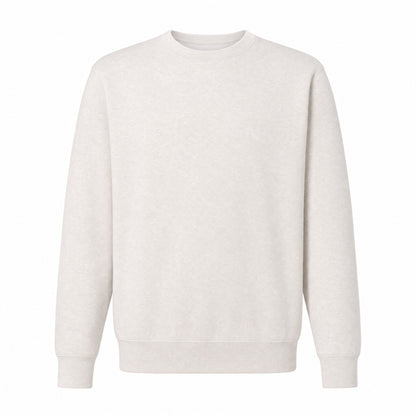 Custom Pro-Weave Crewneck Sweater in Oatmeal | Merchcraft