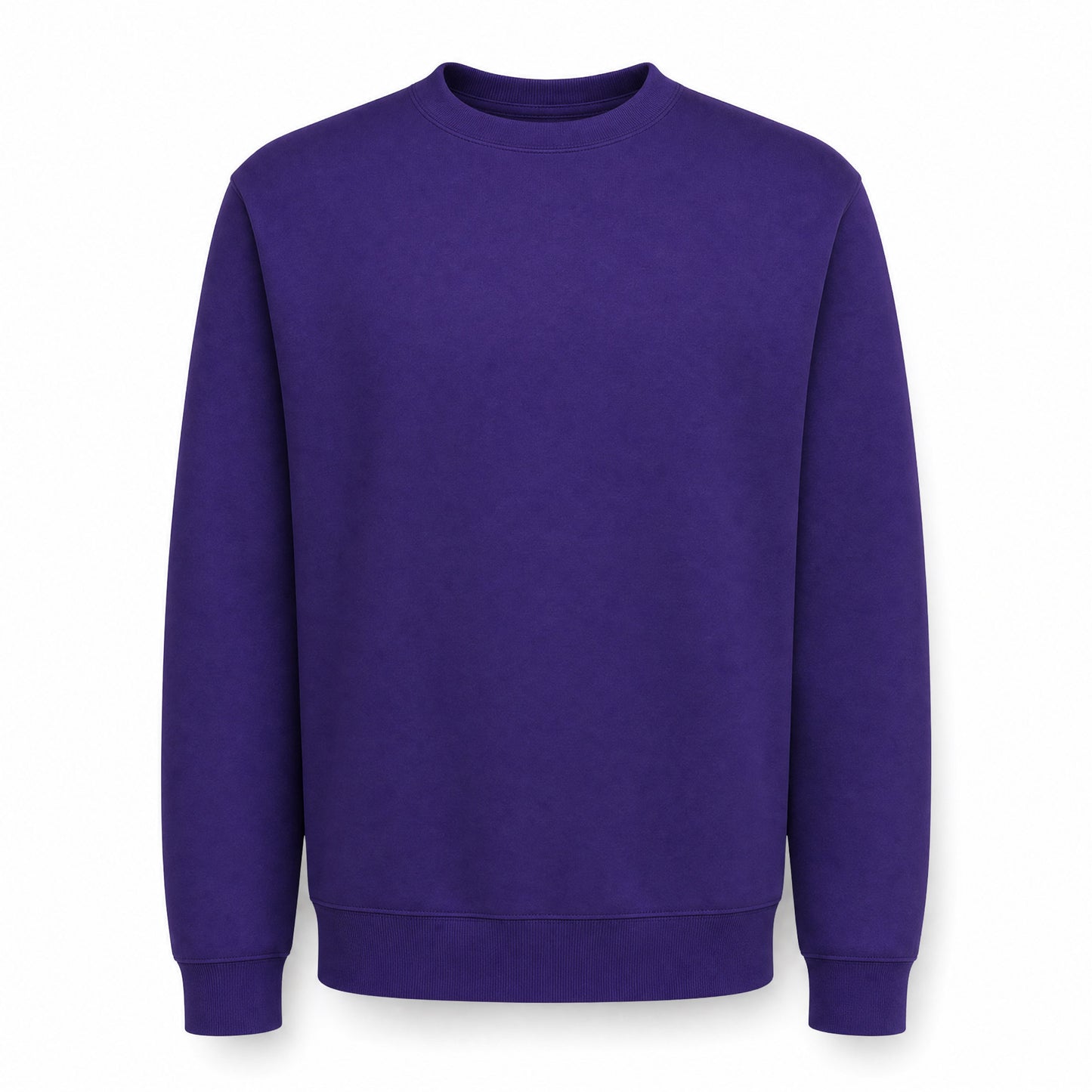Custom Pro-Weave Crewneck Sweater in Athletic Purple | Merchcraft