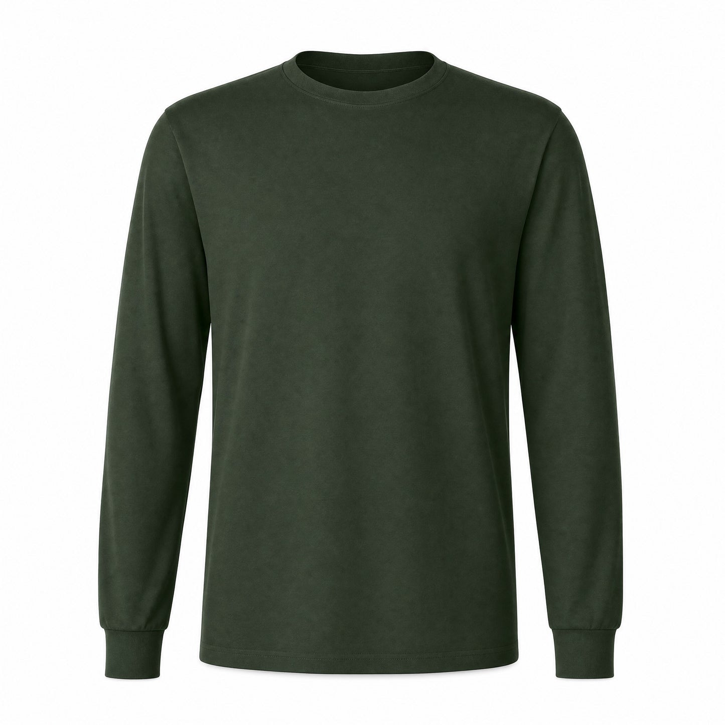 Custom Classic Long Sleeve T-Shirt in Forest Green | Merchcraft