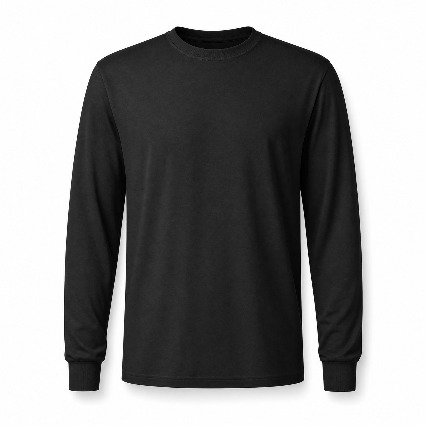 Custom Classic Long Sleeve T-Shirt in Black | Merchcraft