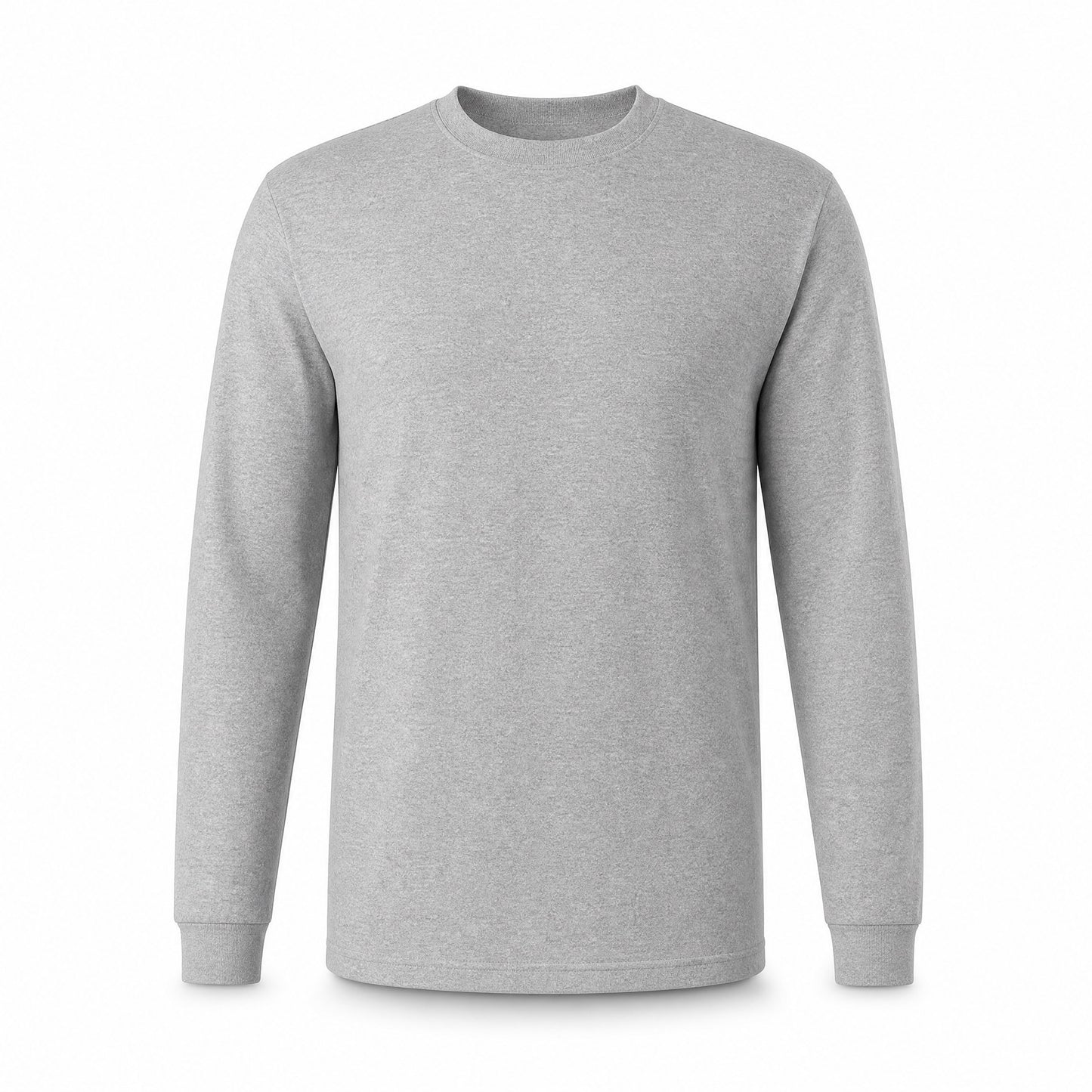 Custom Classic Long Sleeve T-Shirt in Gray | Merchcraft
