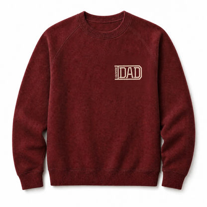Father's Day Crewneck for Dad — "Best Dad" Design | Vintage Fleece