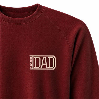 Father's Day Crewneck for Dad — "Best Dad" Design | Vintage Fleece