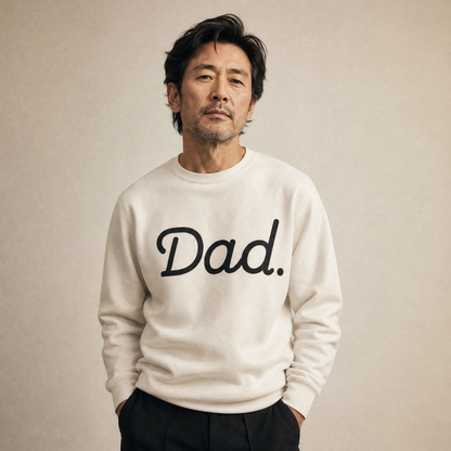 Father's Day Crewneck for Dad — "Dad" Print | Classic Fleece