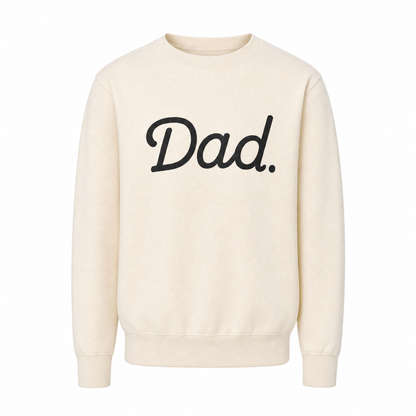 Father's Day Crewneck for Dad — "Dad" Print | Classic Fleece