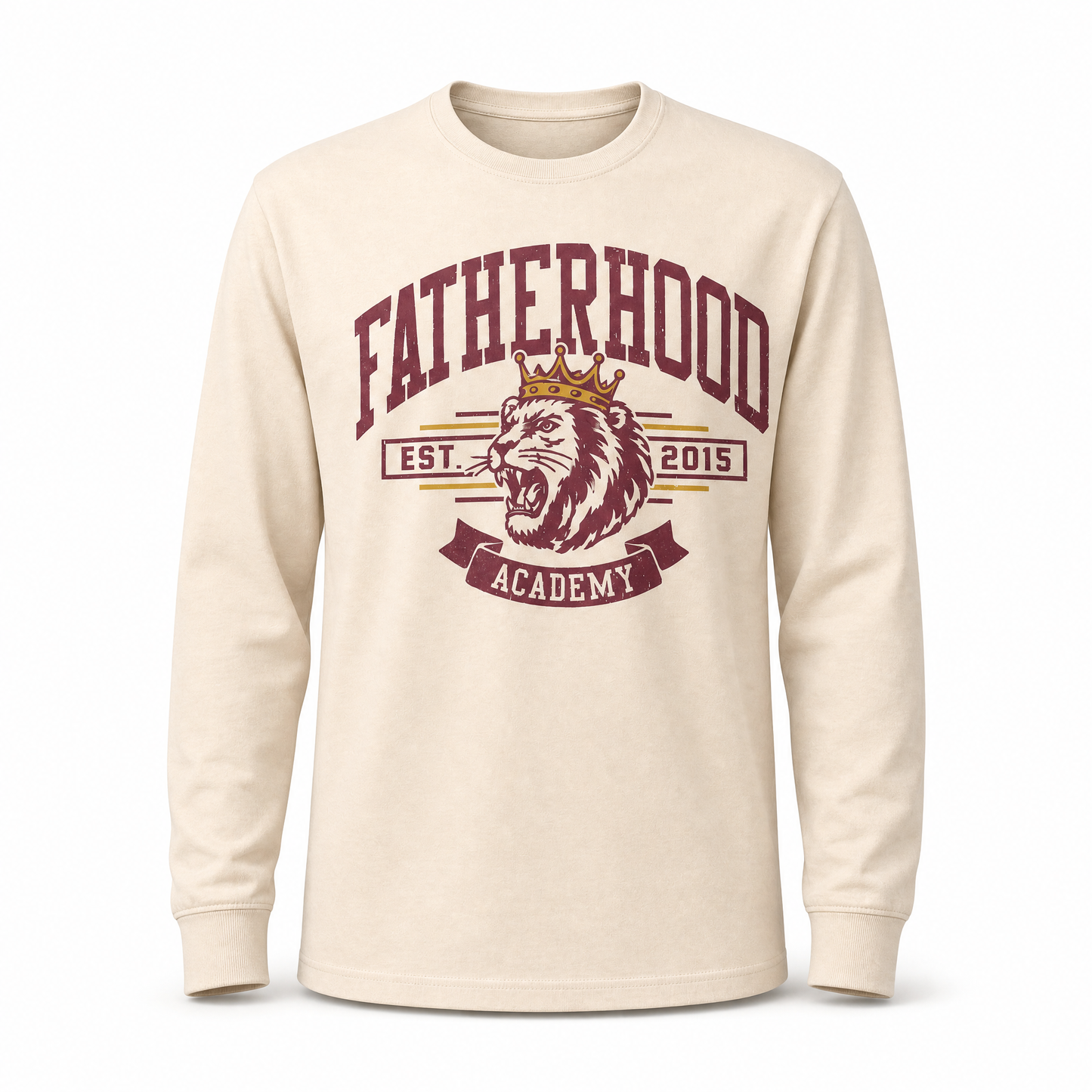 Father's Day Gift "Fatherhood" Print | Customize Year | Classic Long Sleeve T-Shirt