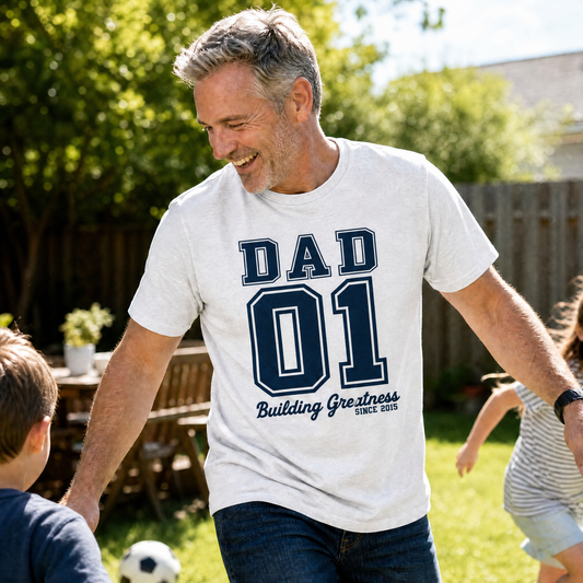 Father's Day Gift "Dad 01" Print | Custom Sustainable T-Shirt