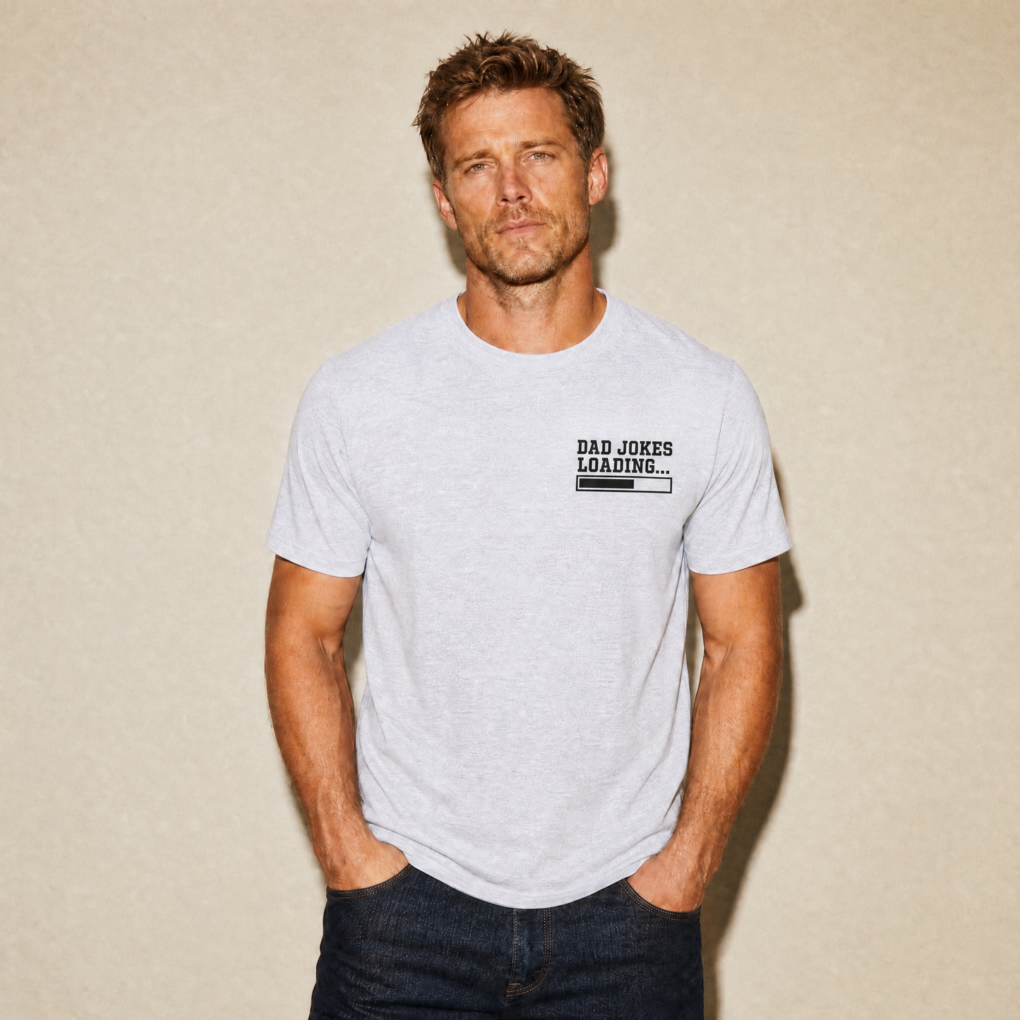 T-Shirt Father's Day — "Dad Jokes" Loading