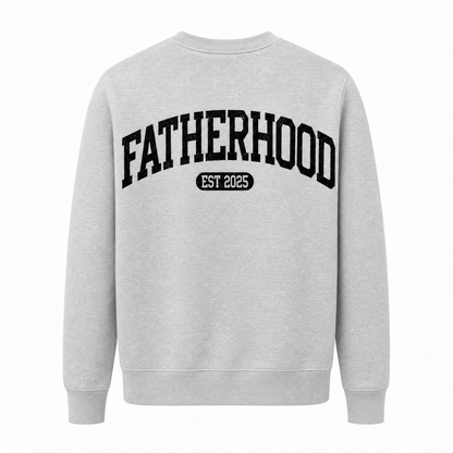 Father's Day Crewneck for Dad — "Fatherhood" Print | Customize Year | Vintage Fleece