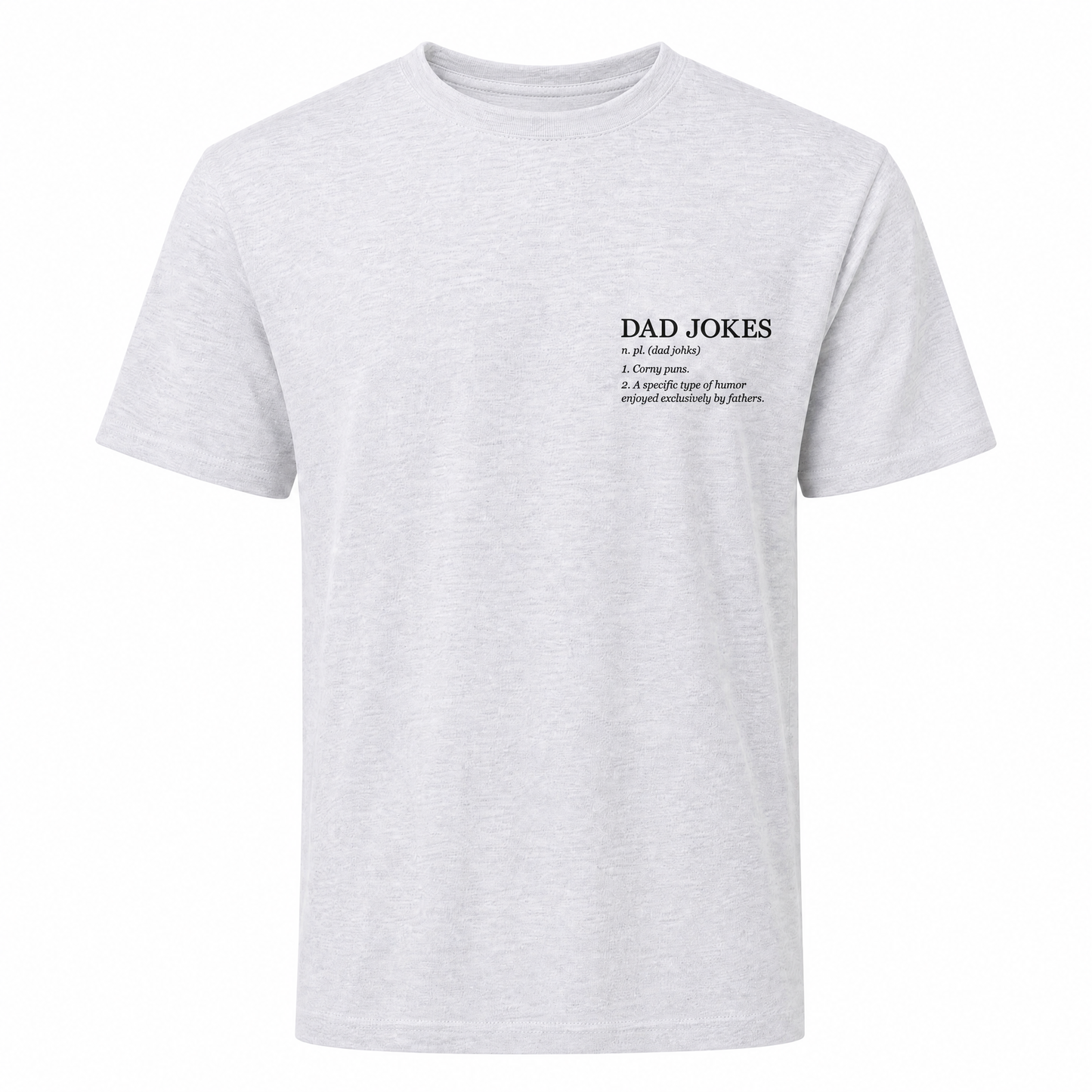 T-Shirt Father's Day — "Dad Jokes" Print | Organic Cotton