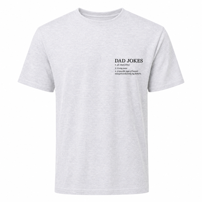 T-Shirt Father's Day — "Dad Jokes" Print | Organic Cotton