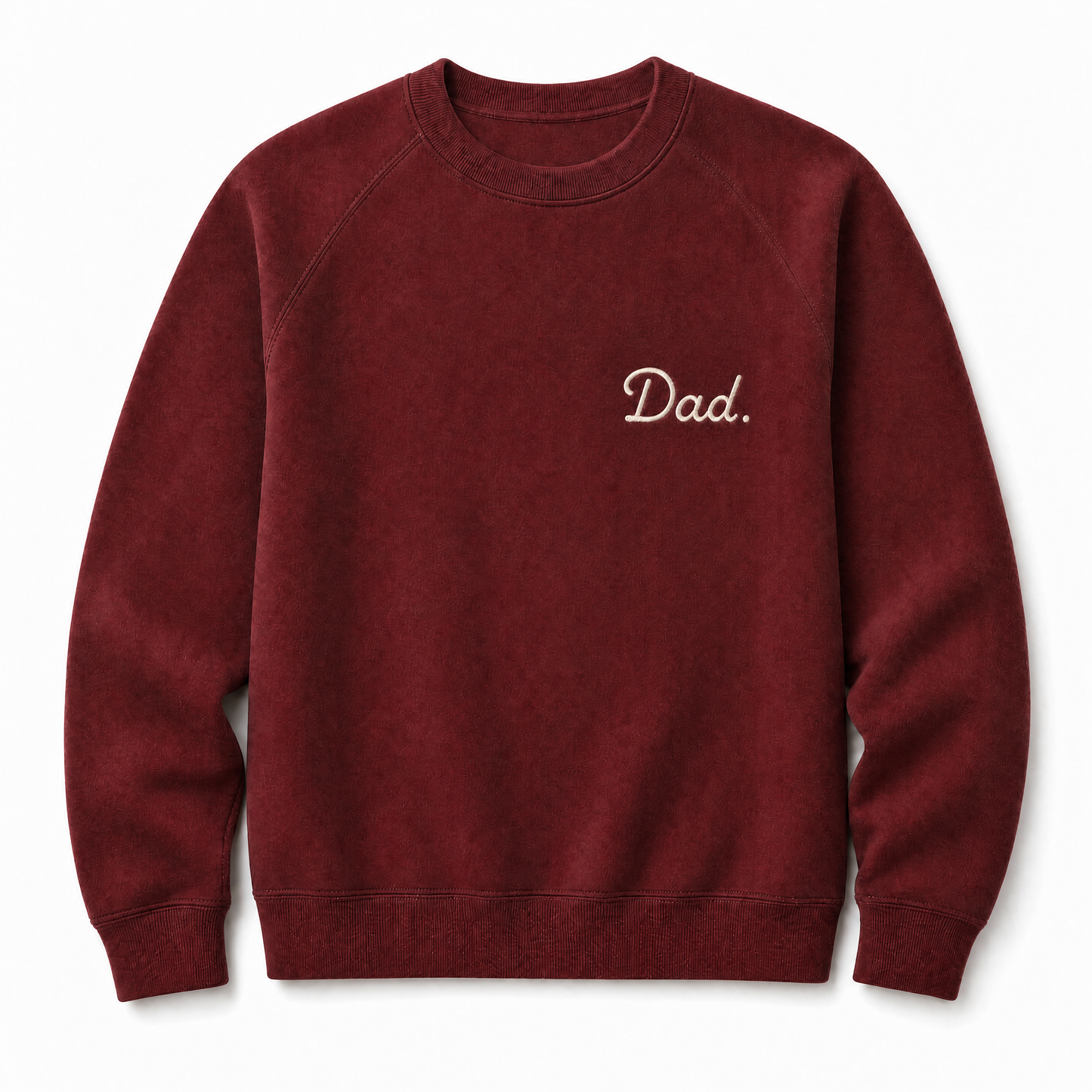 Father's Day Crewneck for Dad — "Dad" Italic Print | Vintage Fleece