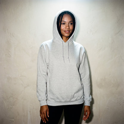 Custom Fleece Hoodie Sweater – Model Photo | Merchcraft