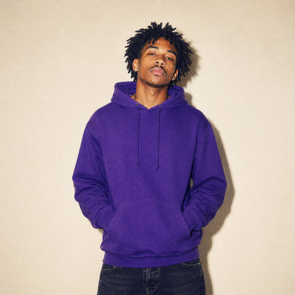 Custom Fleece Hoodie Sweater – Model Photo | Merchcraft