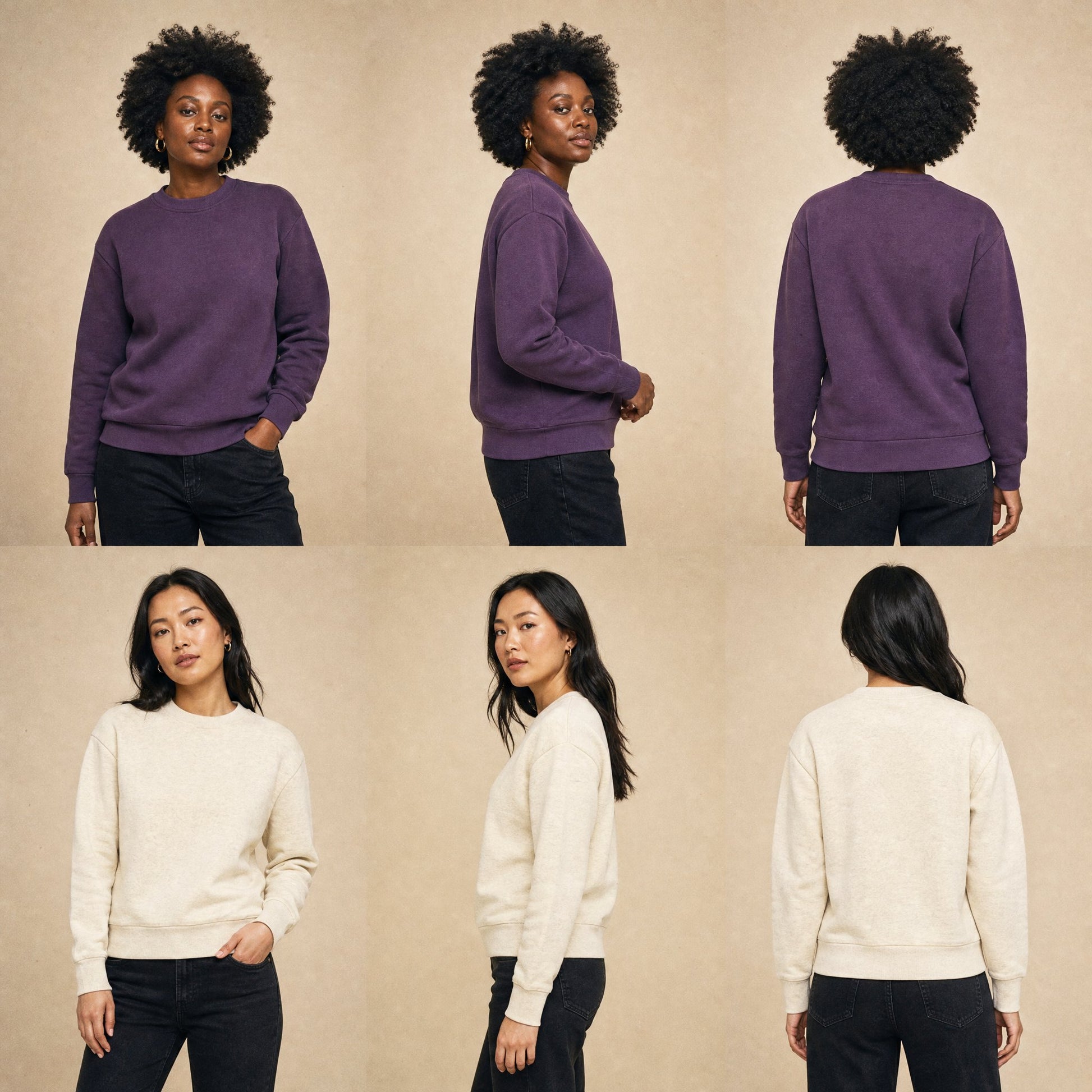 Custom Cloud-Soft Fleece Crewneck Sweater with Pockets – Lifestyle 12 | Merchcraft