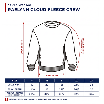 Custom Cloud-Soft Fleece Crewneck Sweatshirt with Pockets