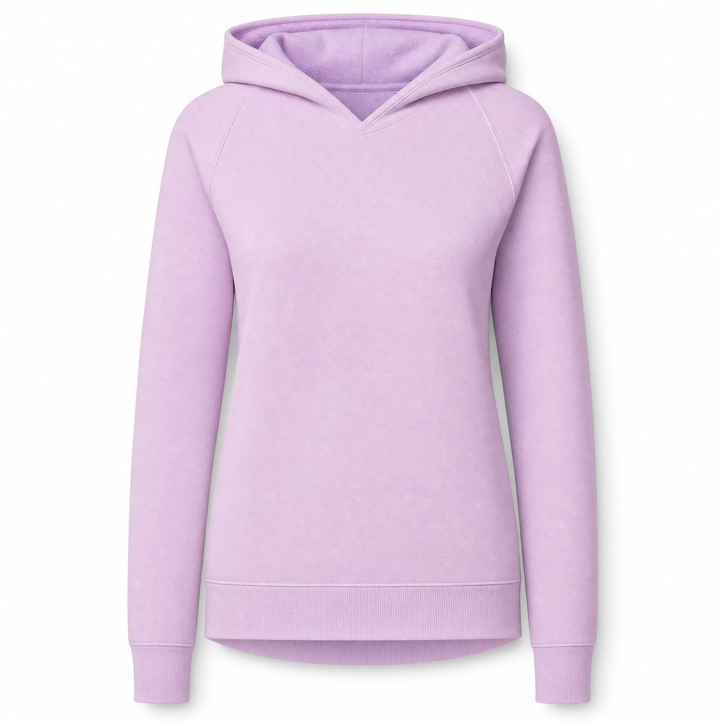 Custom Coastal Color V-Neck Hoodie Sweater in Pink Carnations | Merchcraft