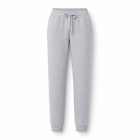 Custom Vintage Fleece Pants Slim Fit in Gray | Merchcraft